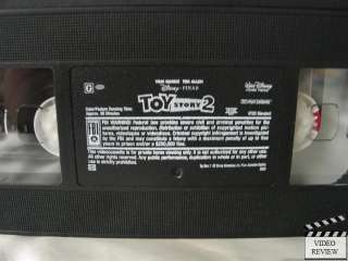 Toy Story 2 VHS Tom Hanks, Tim Allen; Disney, Pixar 786936127683 