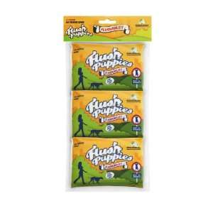  FLUSH PUPPIES   3 pack wallet style (60 bags total 