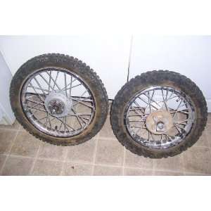   front and Rear Yamaha Dirt Bike Rims And Tires 