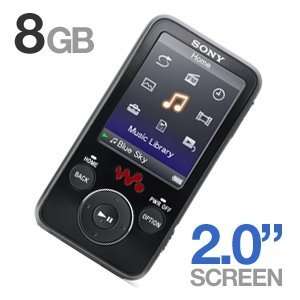  Sony NWZ E438FBLK 8GB Walkman Video  Player 