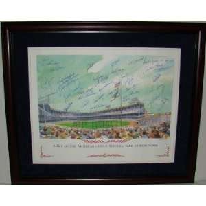   SIGNED Cherry Framed Lithograph   New Arrivals