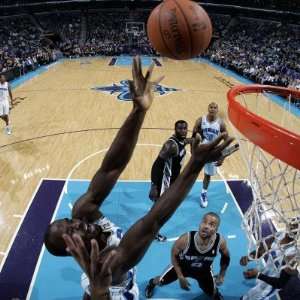 San Antonio Spurs v New Orleans Hornets Emeka Okafor Photographic 