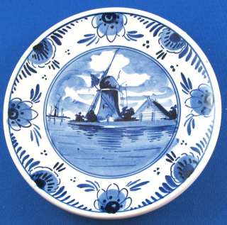 Delft Blue Wall Plate Holland  