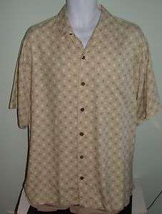 Tommy Bahama 100% Silk Designer Shirt Size Large Excellent Buy  