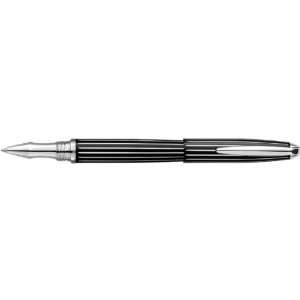 Laban 925 Sterling Silver Black Line Rollerball Pen [Office Product]