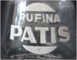1950s Philippines RUFINA PATIS ESPECIAL Fish Sauce Bote  
