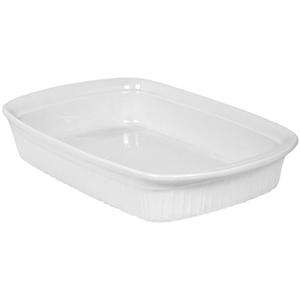 CORNING FRENCH WHITE PLATTERS SERVING BOWL, or LOAF PAN  