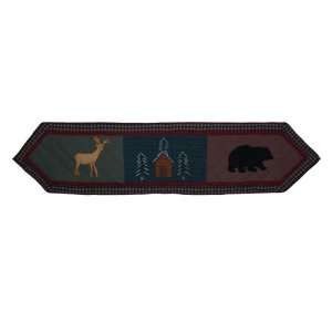  Winter North Woods Country Table Runner
