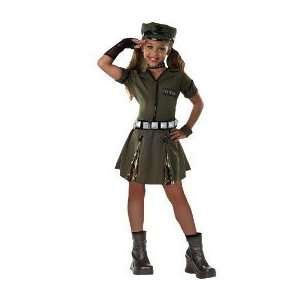  Captain Cutie Army Dress Costume Child Medium 6 8 Toys 