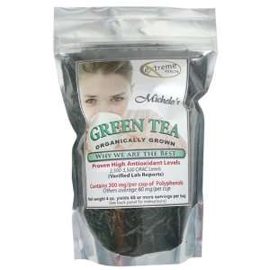 Extreme Healths Organically Grown Green Tea, Loose Leaf, 4 Ounce Bag 