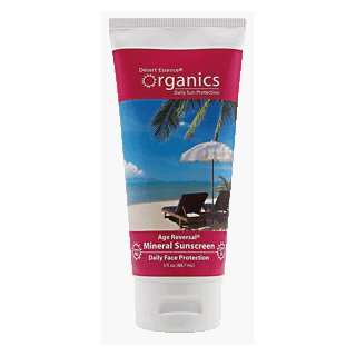 com Desert Essence Organic Age Reversal Mineral Sunscreen SPF30 3 oz 