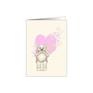  Teddy Bear Blowing Kisses Valentine Card Health 