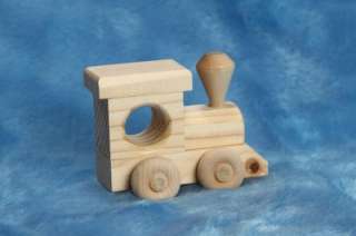 CHILDRENS HANDCRAFTED WOOD TOY TRAIN ENGINE WOODEN TOY  