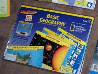 1993 Geo Safari Basic Geography, Learning Game EI 8764   complete 