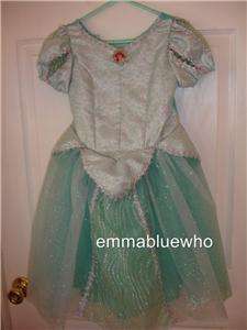 DISNEY WORLD Princess ARIEL Little MERMAID Dress Up Costume 4 5 