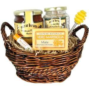 Honey Themed Luxury Gourmet and Soap Gift Basket  Grocery 