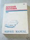 2000 Nissan Maxima A33 Factory Service Manual CD 2000