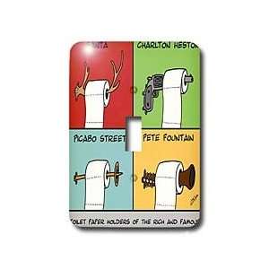   Toilet Paper Holders Of The Rich And Famous   Light Switch Covers