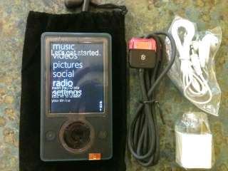 Microsoft Zune 30 Black (30 GB) BRAND NEW w/Extras 882224529174  