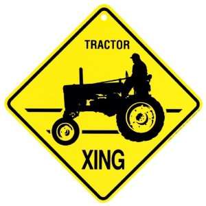  Tractor Xing caution Crossing Sign farm animal Gift Pet 