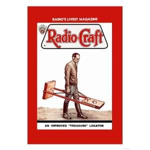  Radio Craft An Improved Treasure Locator Giclee Poster 