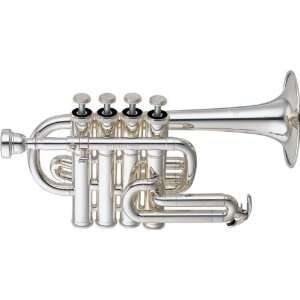  Yamaha Ytr 6810S Series Bb / A Piccolo Trumpet Musical 