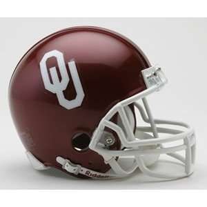  Oklahoma Riddell Mini Football Helmet Sports Collectibles