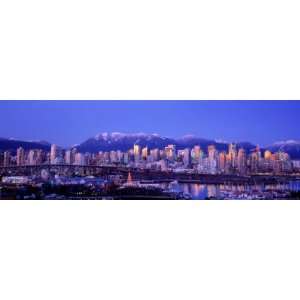 Twilight, Vancouver Skyline, British Columbia, Canada Photographic 