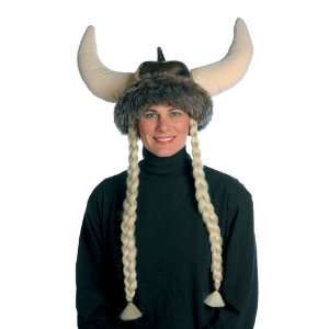 Viking Hat With Braids Toys & Games