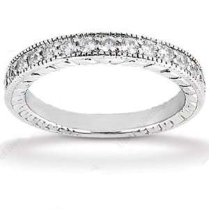   Diamond Anniversary Band Vintage Style Fascinating Diamonds Jewelry