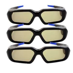  Nose piece Ultra Lightweight Active Shutter Rechargeable 3D Glasses 