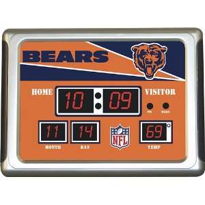   Sports America   Chicago Bears Scoreboard Alarm Clock