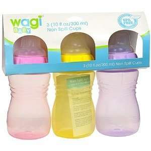  Wagi Non Spill Cups, 10 fl oz (300ml), 6 month+, 3 ea 