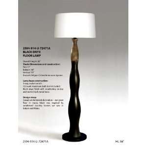  Black Onyx Floor Lamp