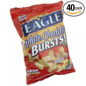 Burry Foods White Cheddar Bursts,1.25 Ounce Bags (Pack of 40)