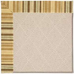  Capel Zoe White Wicker Espresso Octagon 8.00 x 8.00 Area 