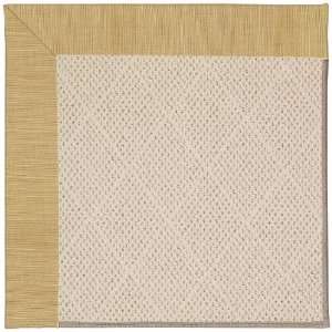  Capel Zoe White Wicker Bramble Square 4.00 x 4.00 Area Rug 