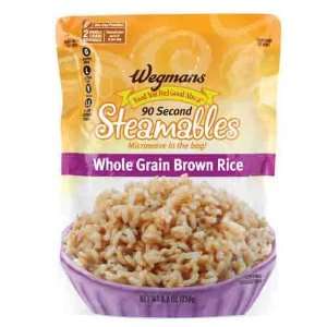   90 Second Steamables Whole Grain Brown Rice . 8.8 Oz ( Pak of 6